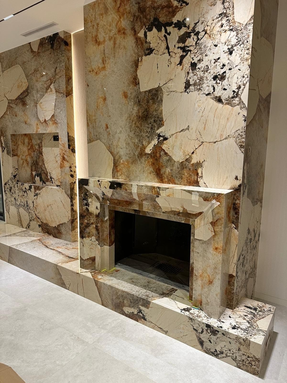 Master ensuite tile installation, Winnipeg